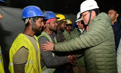 Uttarkashi, workers, Silkyara tunnel , Uttarakhand, Chief Minister Pushkar Dhami
