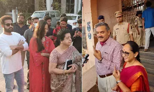 Telangana Polls, Film and political celebrities, vote