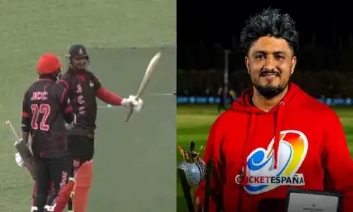 టీ10 క్రికెట్లో బ్యాట్స్మెన్ విధ్వంసం.. 24 బంతుల్లో సెంచరీ.. తృటిలో డబుల్ మిస్.!