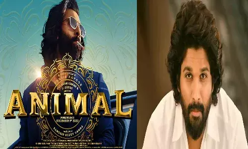 allu arjun, tweet,  animal movie, review,