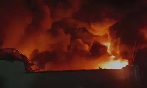 fire, Mailardevpally, Rangareddy district, Telangana