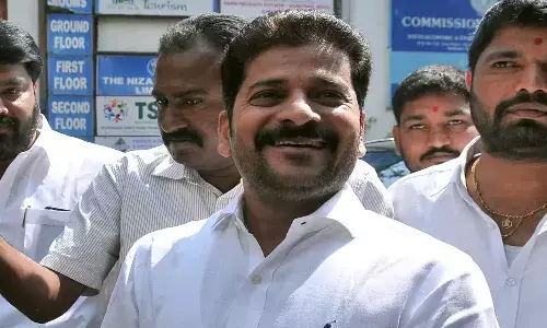 telangana, cm revanth reddy, vijayawada tour,
