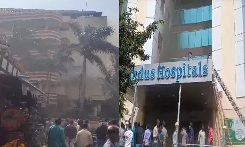 fire accident,  vizag,  hospital,