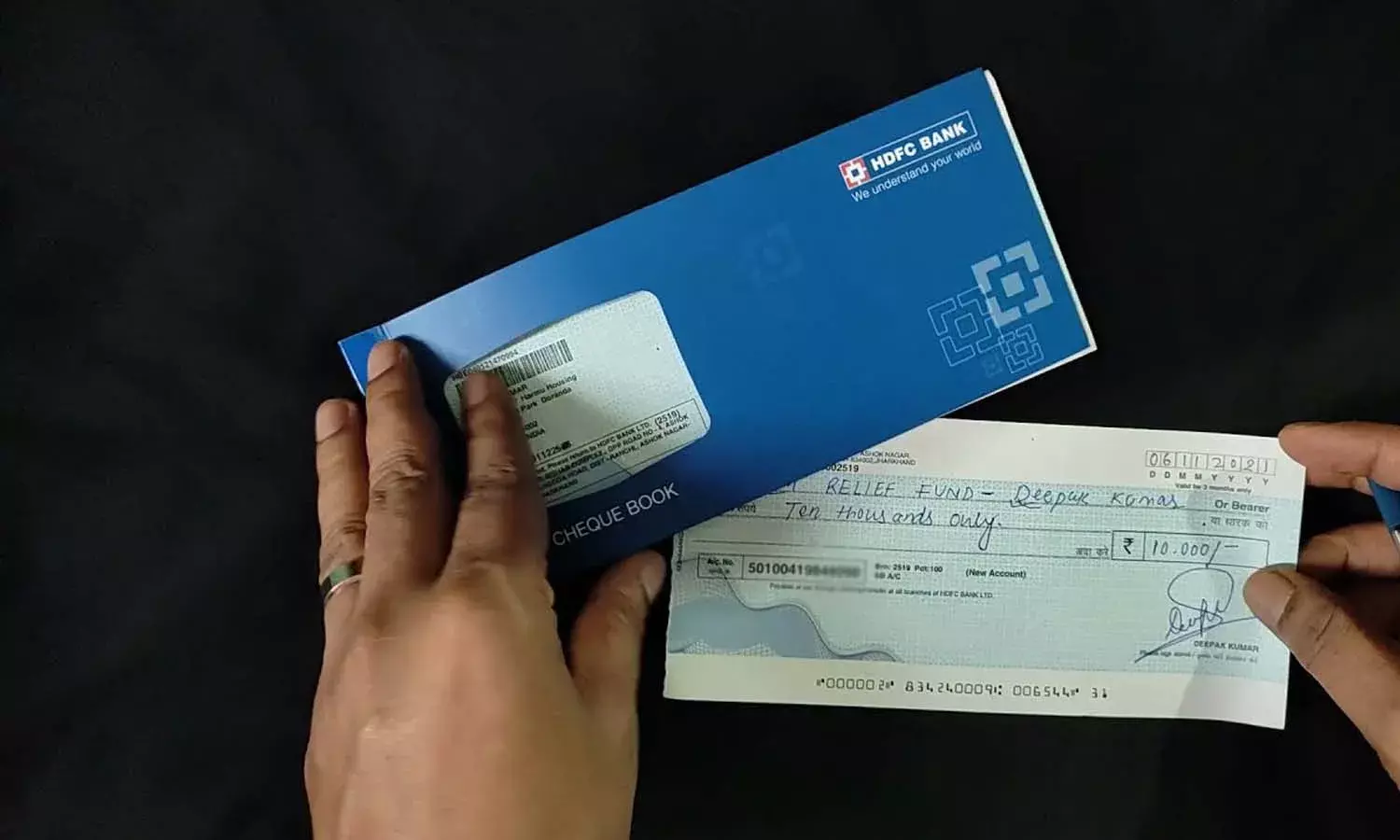 precautions, bank cheques, bank check Issue