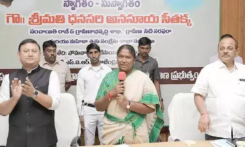 minister seethakka, congress,  jobs, telangana ,