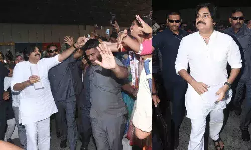 విశాఖ చేరుకున్న పవన్ కళ్యాణ్