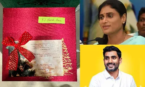 YS Sharmila, Christmas Gifts, Nara Lokesh, APnews