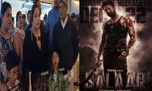 lady, fight, child,  salaar movie ,