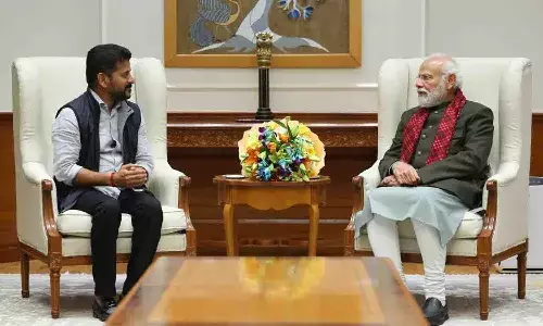 సీఎం అయ్యాక తొలిసారి ప్ర‌ధాని మోదీని క‌లిసిన రేవంత్ రెడ్డి