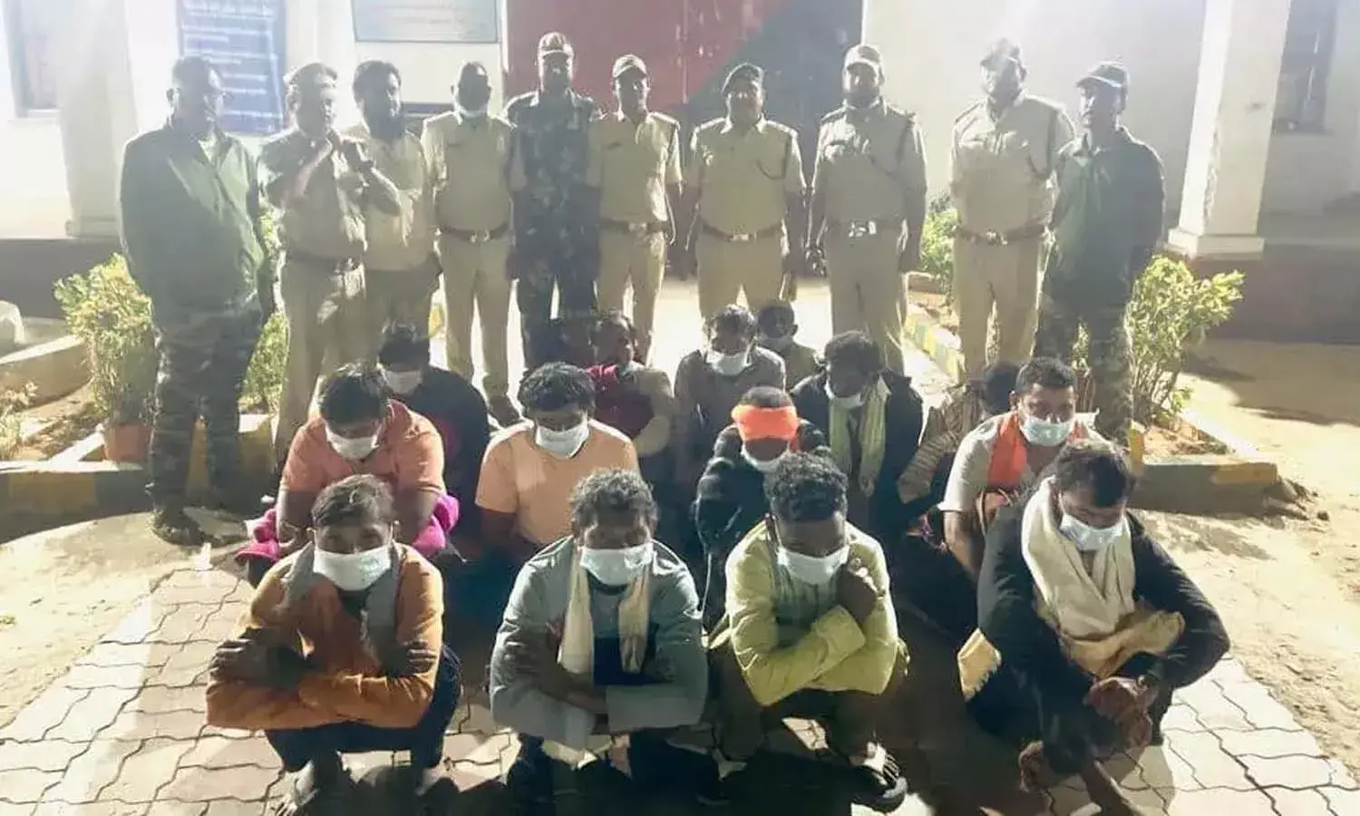 deer meat, arrest, hunting, Mulugu dist