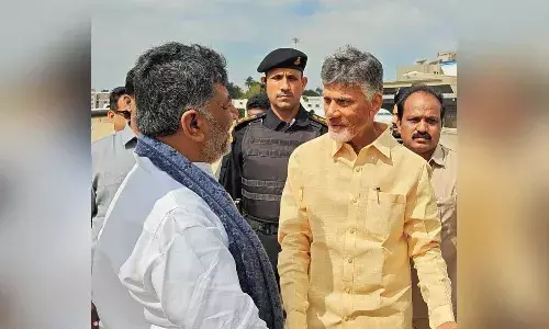 D K Shivakumar, Chandrababu Naidu, Political news, INDIA