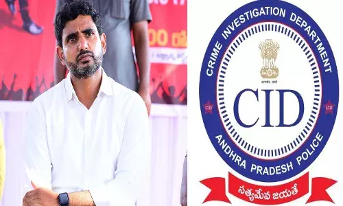 cid notice,  nara lokesh, tdp, andhra pradesh ,