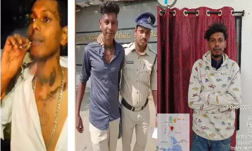 reel Vs jail, viral video, young man arrested, hyderabad ,