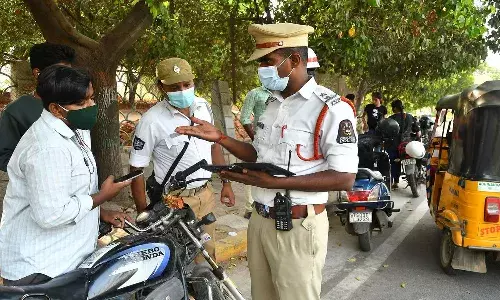 traffic, pending challan, fake website, telangana,