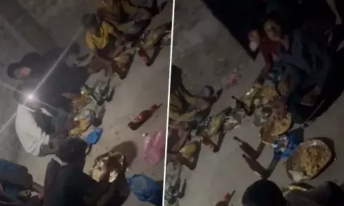 Class 7 students, liquor, Andhra Pradesh