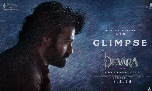 ntr, devara movie, glimpse,  koratala siva ,