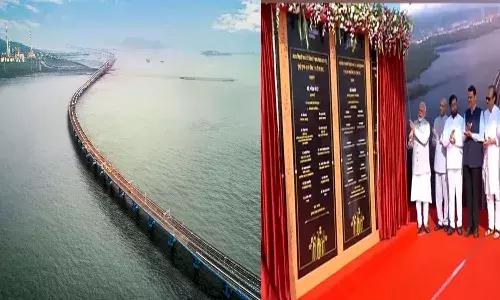 prime minister modi,  india, biggest bridge,