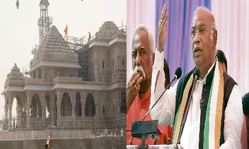 congress, kharge,  bjp,  ayodhya, ram mandir,