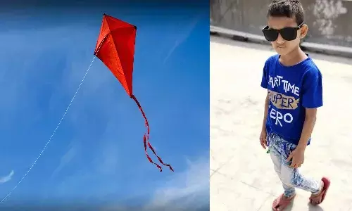 11 years boy, dead, electric shock,  flying kite,