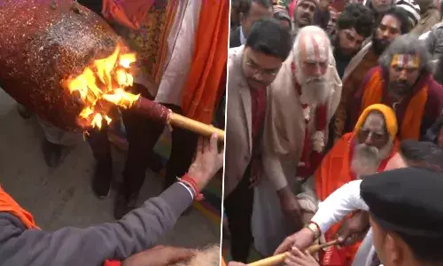 huge agarbatti, ayodhya, ram mandir, uttar pradesh,