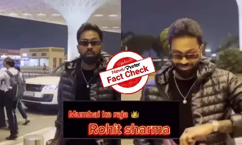 NewsMeterFact Check, Rohit Sharma, fans, Hardik Pandya