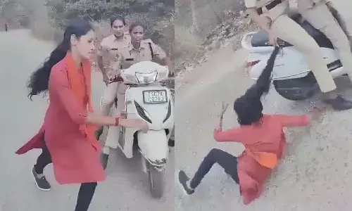 Policewoman, girl student, Hyderabad,  agriculture university, High Court