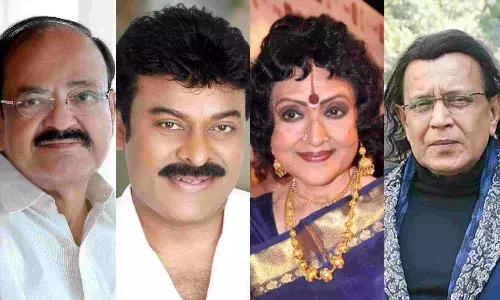 Central government ,Padma awards, Venkaiah Naidu, Chiranjeevi, National news