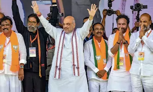 home minister amit shah, telangana tour, bjp ,