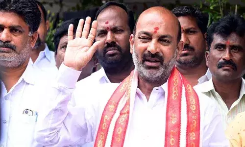 bandi sanjay, comments,  brs, ktr, kcr, telangana ,