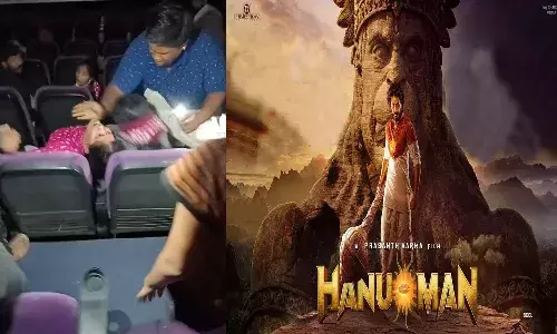 hanuman, movie, theatre, woman, viral video,