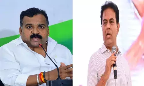 congress, Manickam Tagore, defamation notice,  KTR,