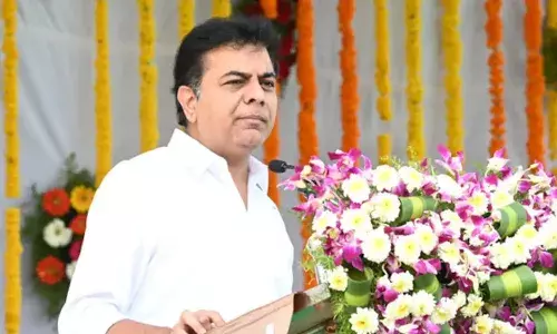 brs,  ktr, tweet, sarpanch retirement,