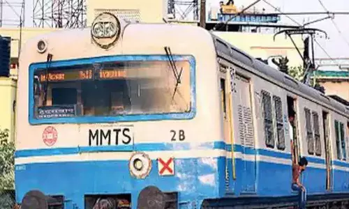 hyderabad, mmts trains, cancelled ,