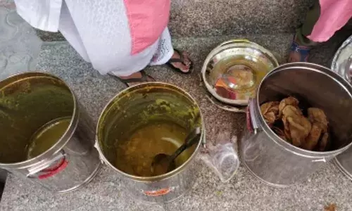 eggs, After noon meal, tribal children, Krishnagiri