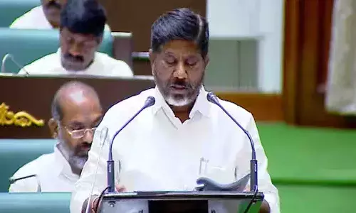 అసెంబ్లీలో బడ్జెట్ ప్రవేశపెట్టిన ఆర్థిక మంత్రి భట్టి విక్రమార్క