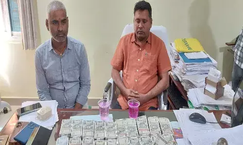 Sameerpet Tahsildar caught taking Rs.10 lakh bribe
