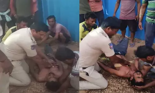 SI, CPR, hanged man, ibrahimpatnam,