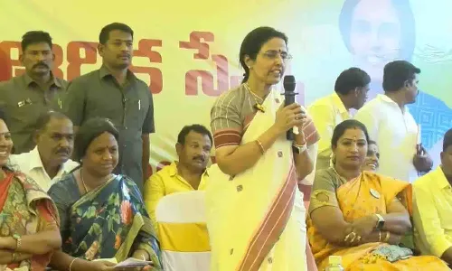 చంద్రబాబుకు రెస్ట్ ఇద్దాం.. కుప్పం నుండి నన్ను పోటీ చేయమంటారా?: నారా భువనేశ్వరి