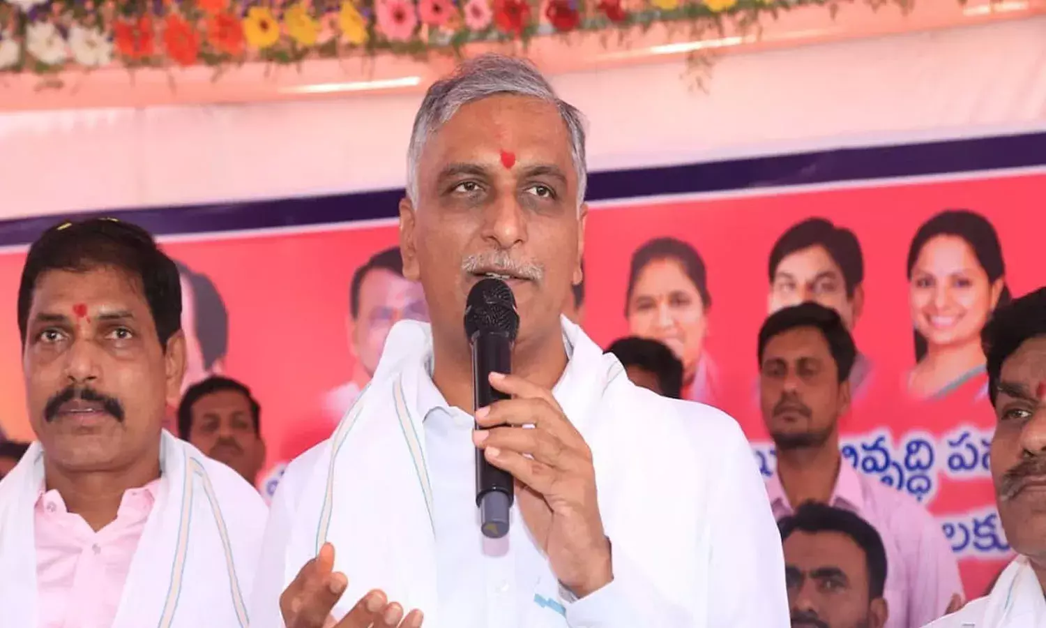 telangana, brs, harish rao,  congress govt,  salaries,