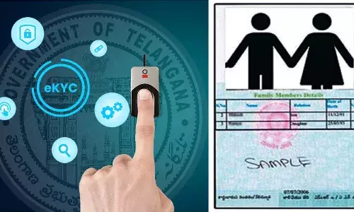 Telangana,E KYC, ration cards