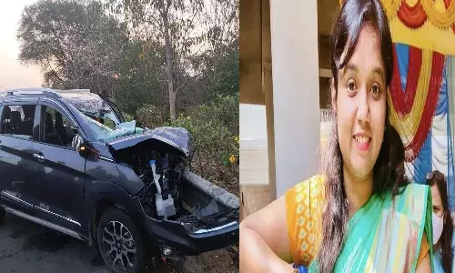 telangana, lasya nanditha, car accident case,