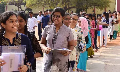 Students, intermediate exams, Telangana