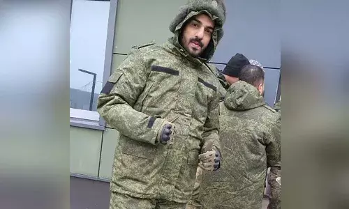 Hyderabad, man died, Russia, war, India