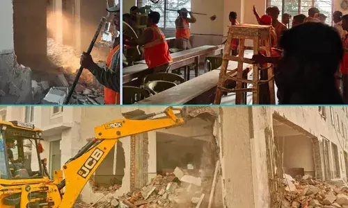 authorities, college buildings, BRS MLA, Hyderabad, MLA Mallareddy