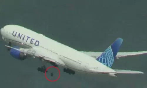 flight, tire, take off, viral video,