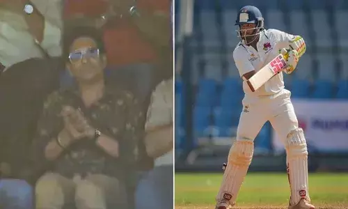 సెంచరీతో 29 ఏళ్ల నాటి సచిన్ రికార్డును బద్దలు కొట్టిన సర్ఫరాజ్ తమ్ముడు