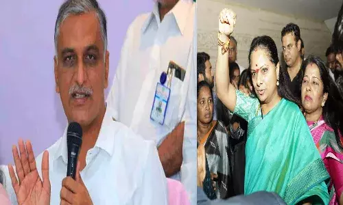 brs, harish rao, kavitha, arrest, ed,