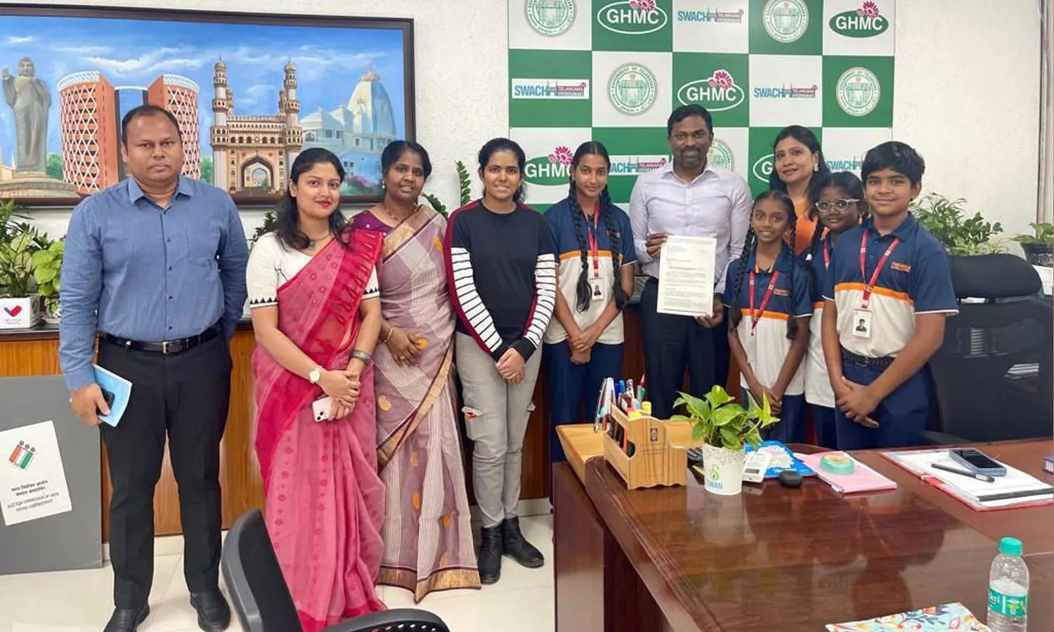 క్లీన్ అండ్ గ్రీన్ రోడ్ ఇనిషియేటివ్ కోసం GHMCతో భాగస్వాములైన ఫౌంటెన్‌హెడ్ గ్లోబల్ స్కూల్ & జూనియర్ కాలేజీ