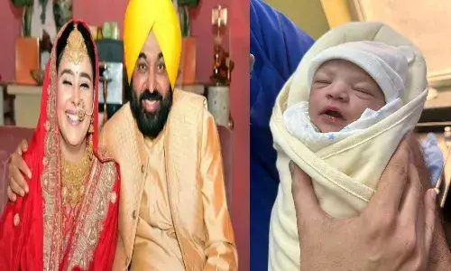 punjab, cm bhagwant mann,  father, third time,