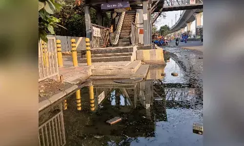 Hyderabad, drainage water, escalator , Erragadda Hospital